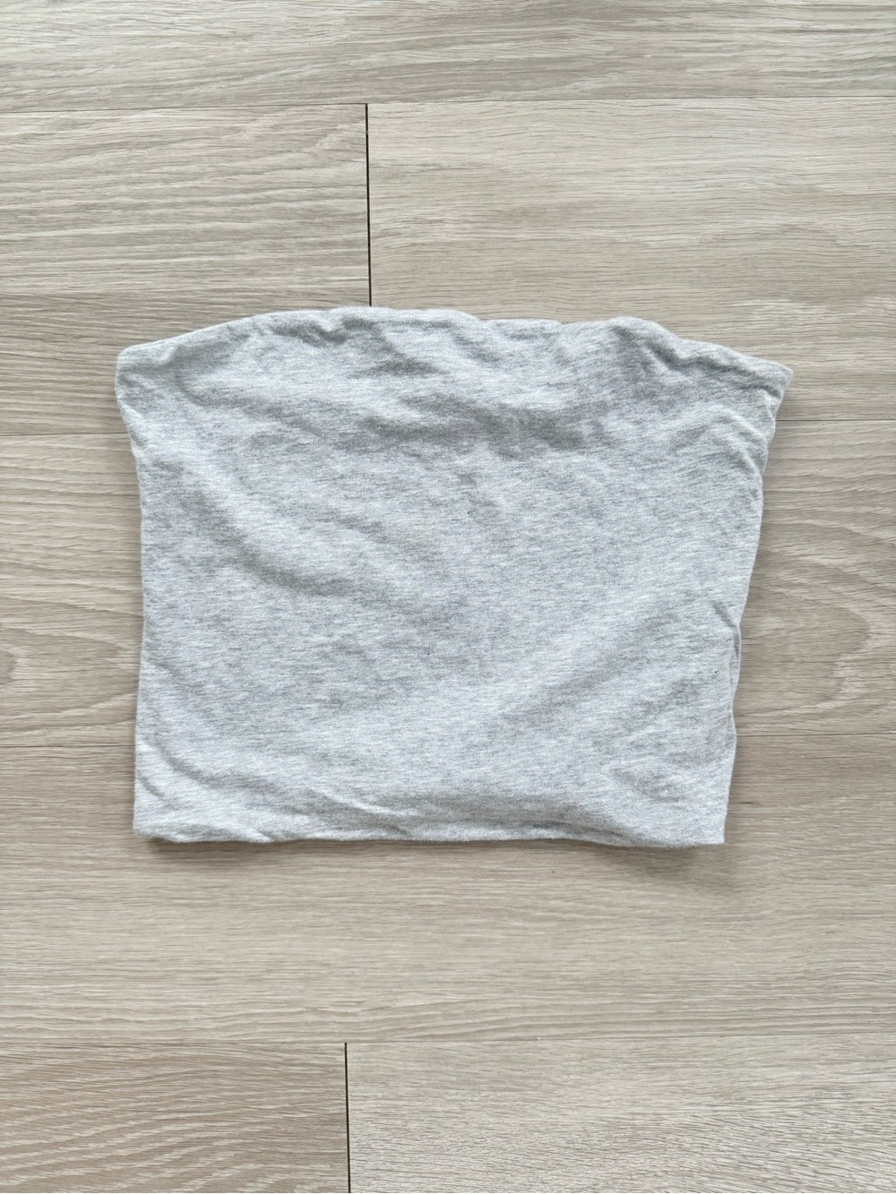 Brandy Melville Light Grey Strapless Tube Top